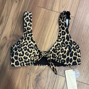 Leopard Bikini Top